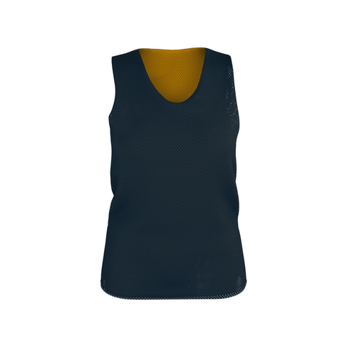 Badger Sport Womens Reversible Mesh Tank (A00134-026404), Color 'Navy/Gold'